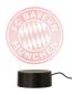 Preview: FC Bayern München LED-Logo Rot 18,5x14,5 cm